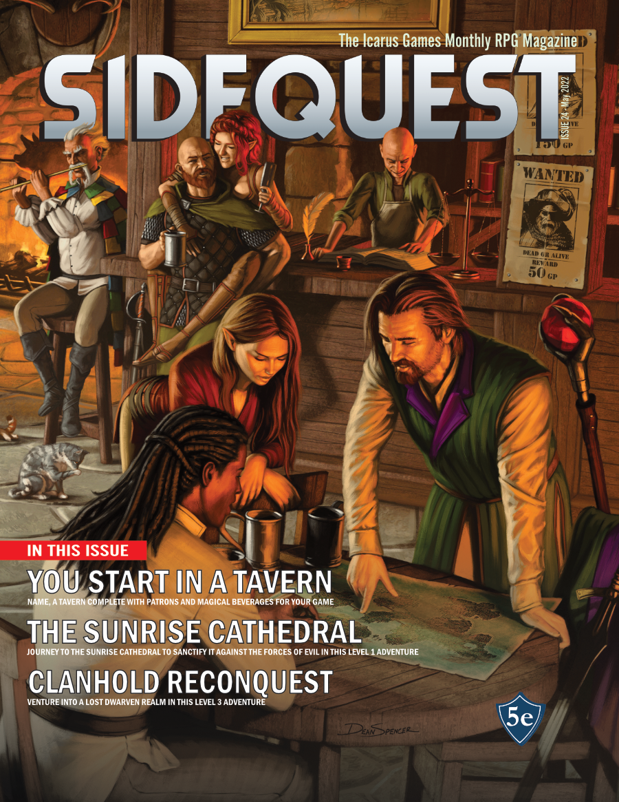 SIDEQUEST Issue 1 May 2021 - Icarus Games